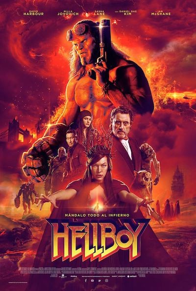 'Hellboy'... Bogavante Johnson 1 Cartel español de Hellboy