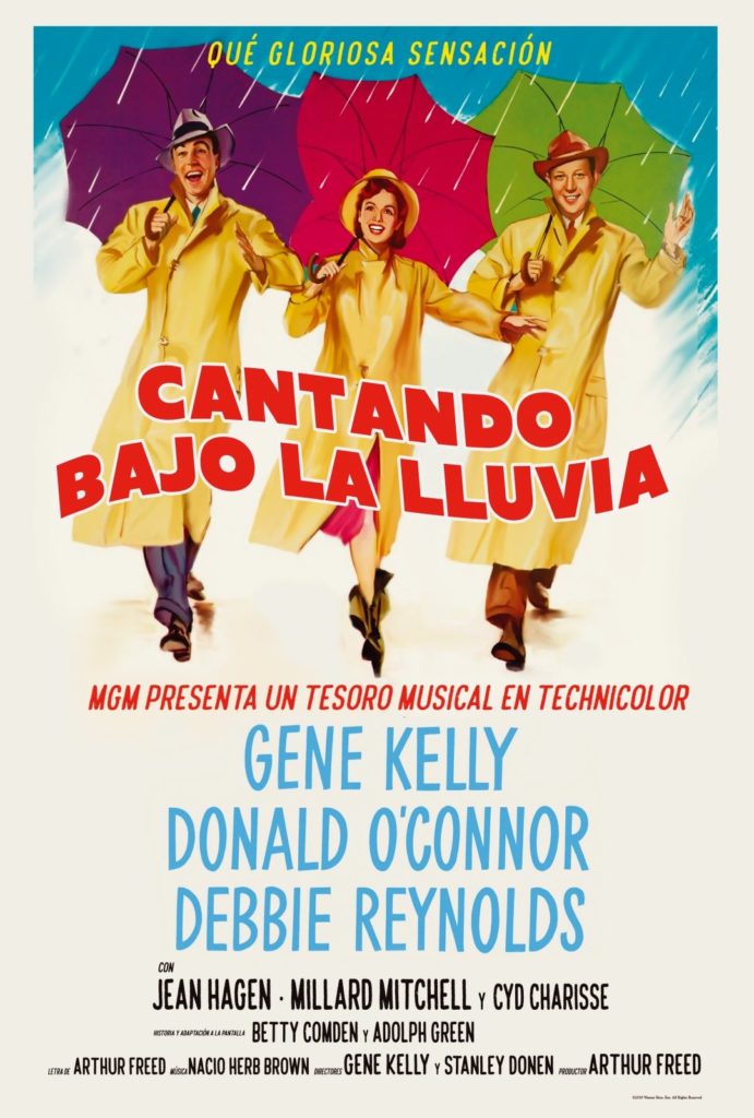 'Padre no hay más que uno' y otros estrenos de cine del 2 de agosto 9 Cartel de Cantando bajo la lluvia, estrenos de 2 de agosto de 2019