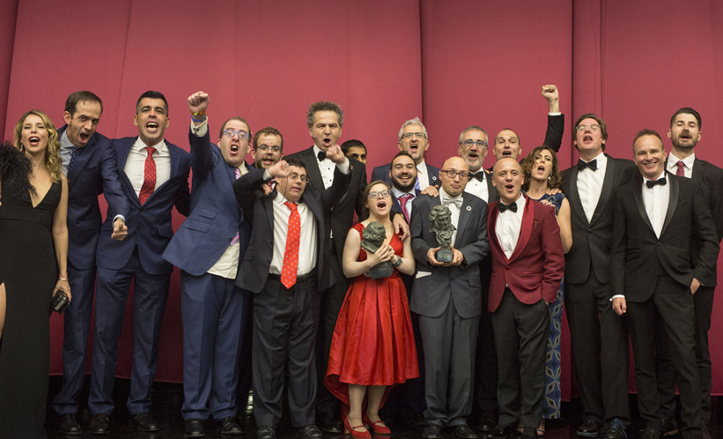 Equipo Campeones ©Luis Castilla ganadores del año pasado en los Goya