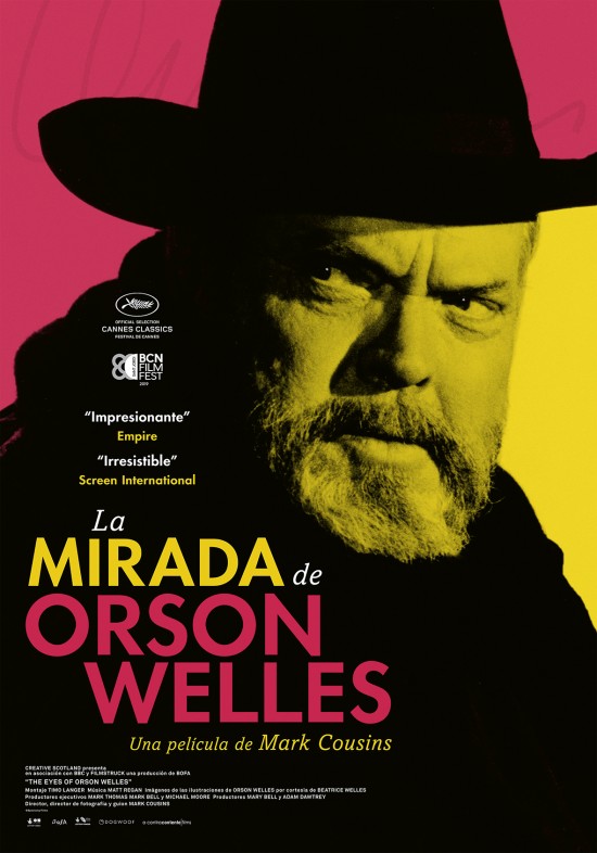 'Venganza bajo cero' y otros estrenos del 26 de julio 2 Las mirada de Orson Welles, cartel, estrenos de 26 de julio de 2019