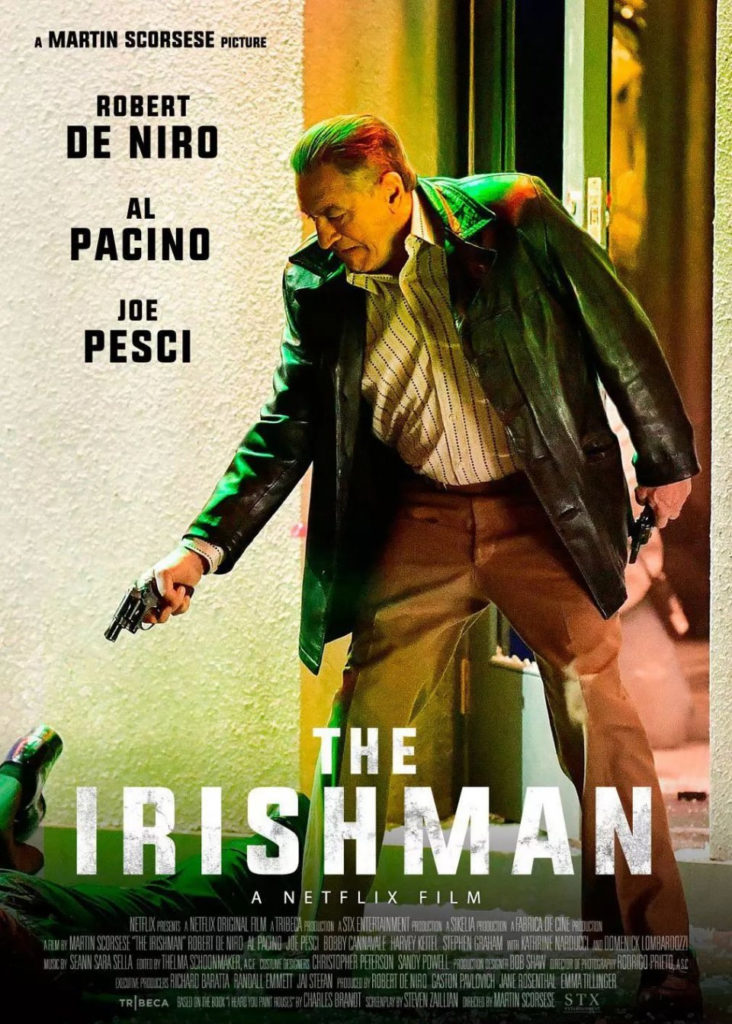 'El irlandés' de Scorsese lanza su trailer con de Niro, Pacino y Pesci 1 El irlandés, poster