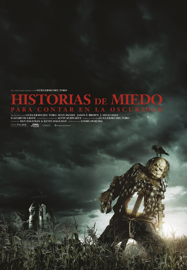 Cartel Historias de miedo para contar en la oscuridad, estrenos de 9 de agosto