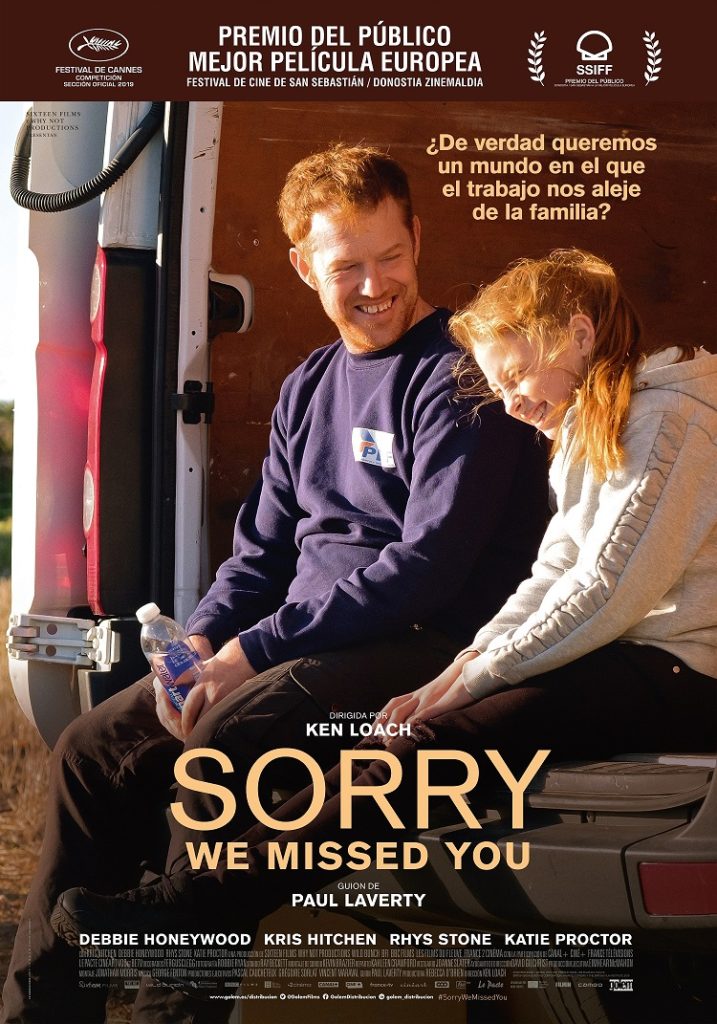 'Terminator: Destino oscuro' y otros estrenos del 31 de octubre 3 Cartel de Sorry We Missed You