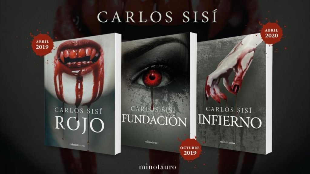 Los mejores libros para leer en Halloween 6 Trilogía Rojo de Carlos Sisí, apuesta segura para leer en Halloween