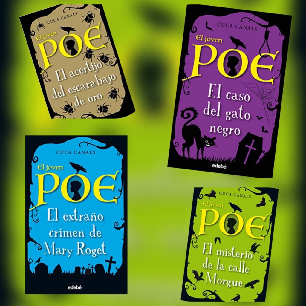 Los mejores libros para leer en Halloween 9 Portadas de El joven Poe de Cuca Canals