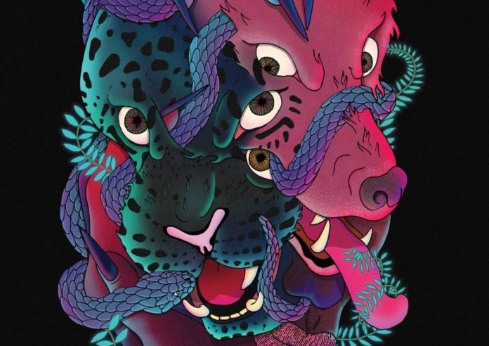 Detalle portada 'Leopardo Negro, Lobo Rojo'