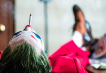 Joker fumando