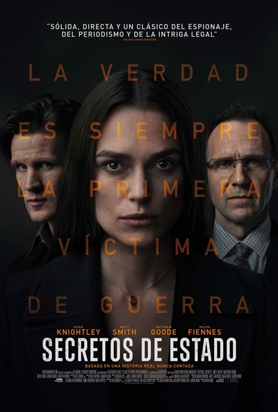 'La familia Addams' animada y otros estrenos del 25 de octubre 6 Cartel de Secretos de estado, estrenos del 25 de octubre