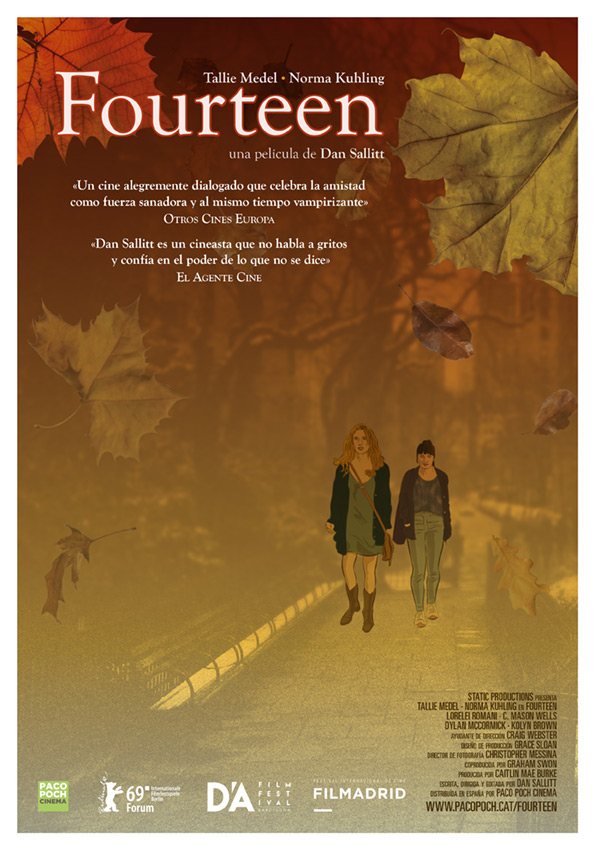 Cartel de Fourteen, estrenos del 8 de noviembre