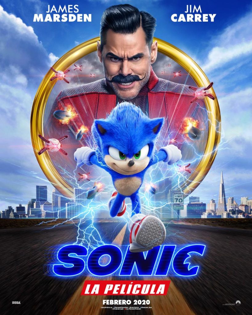 Cartel de Sonic: La película