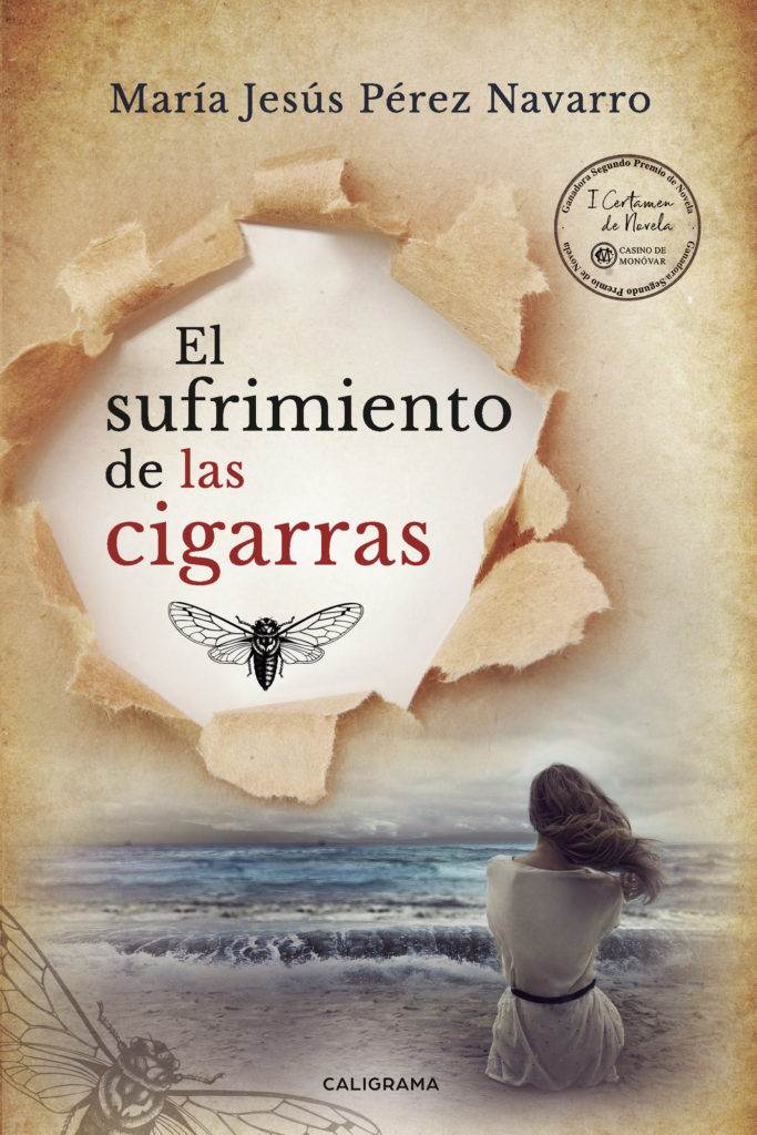 Portada de El sufrimiento de las cigarras de María Jesús Pérez Navarro