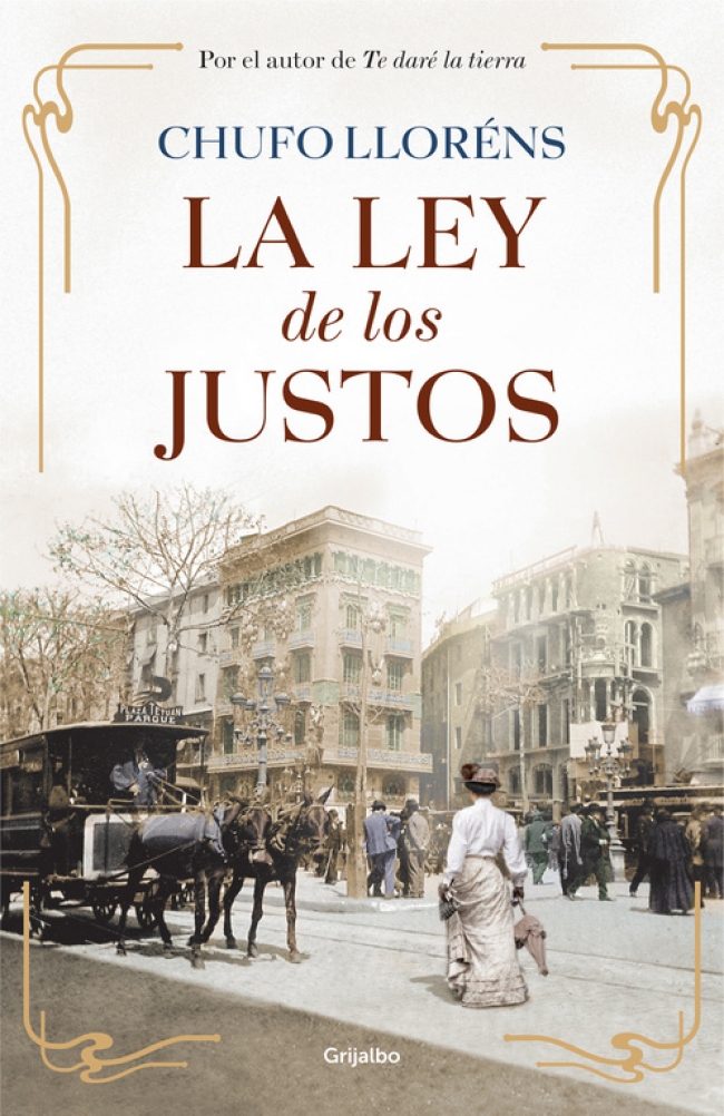 Portada de La ley de los Justos, novela anterior de Chufo Lloréns