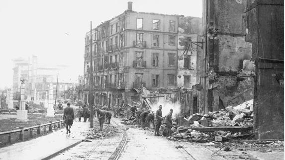 'La ciudad del alma dormida’: Bilbao como protagonista 2 Foto de archivo de Bilbao el periodo de la guerra civil