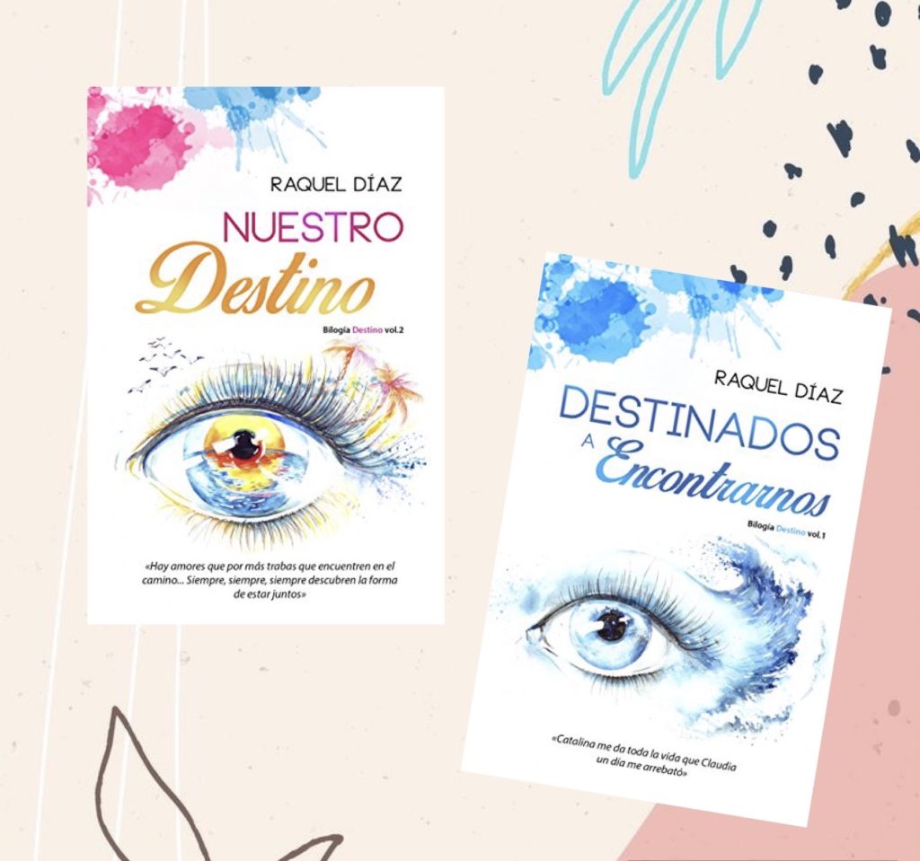fotos de archivo de la continuación de "Bienvenidos a mi caos" formados por la bilogía Destino formado por Destinados a encontrarnos y Nuestro destino de Raquel Díaz