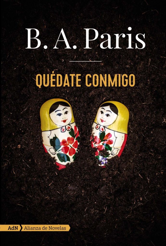 Portada de "Quédate Conmigo" de B.A Paris