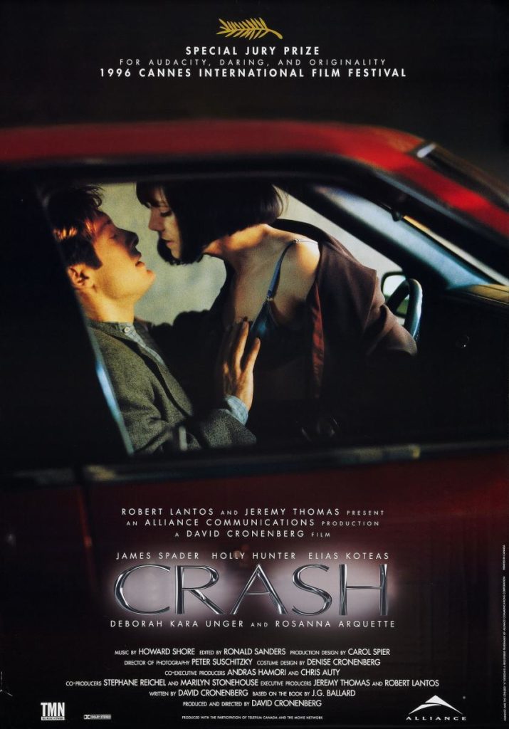 Cartel de 1996, en 2021 Crash restaurada y sin censura