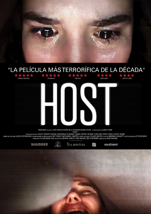 Cartel de Host, una de terror entre los estrenos del 18 de diciembre