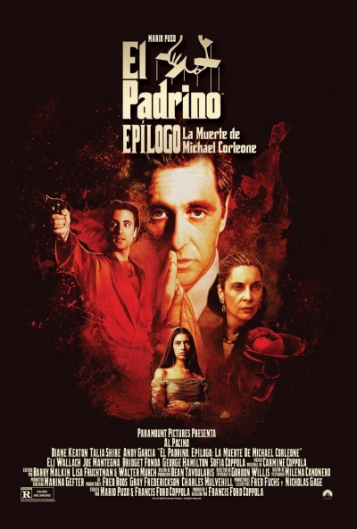 Cartel de El Padrino, epílogo: La muerte de Michael Corleone