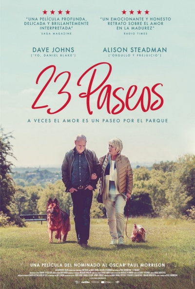 '23 paseos', comedia romántica pero con estilo británico 3 Cartel de 23 paseos