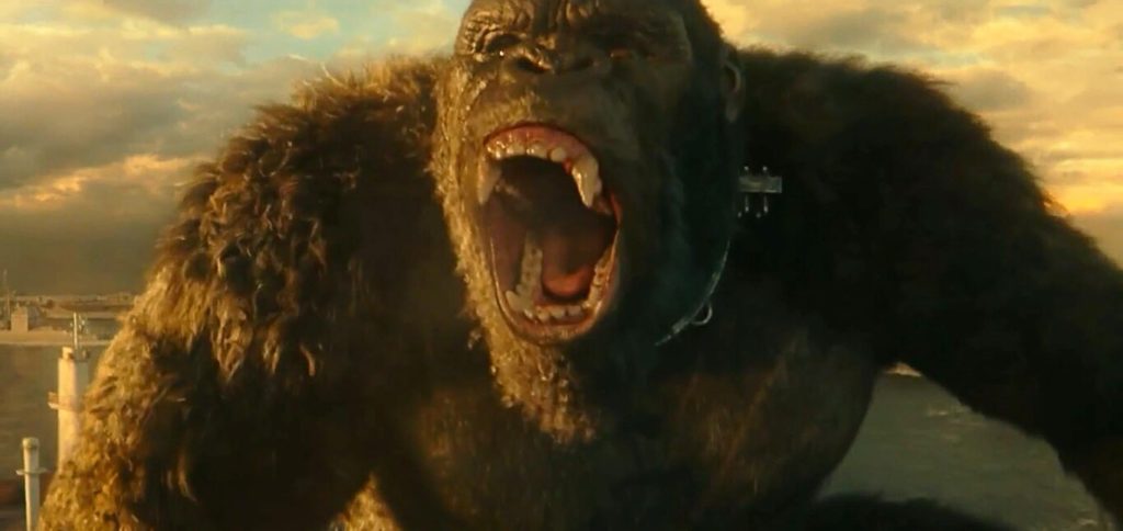 Kong muy enfadado