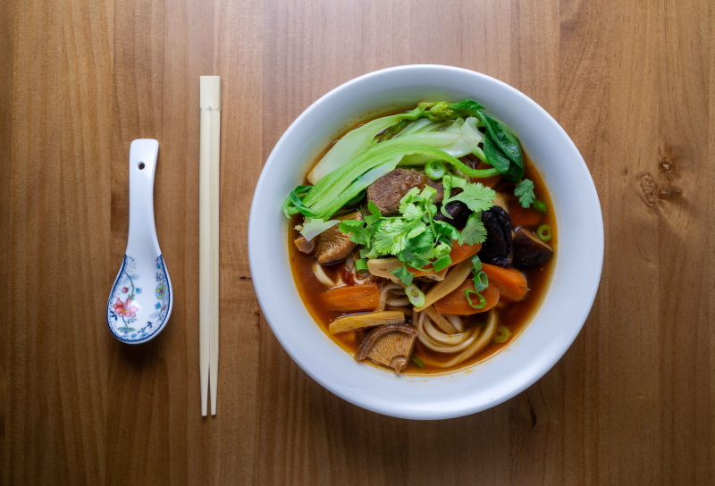Zen Asian Bistró Ponzano pasta