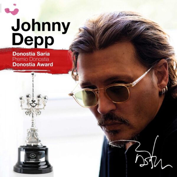 69 SSIFF, Johnny Depp y un cumpleaños 1 Johnny Depp, Segundo Premio Donostia del 69 SSIFF