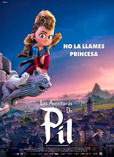 Póster de Las aventuras de Pil, la cinta animada que despide estos estrenos del 13 de abril