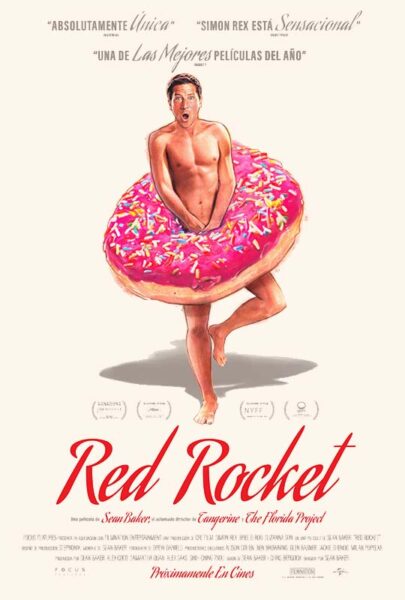 Póster de Red Rocket. Del 69 SSIFF a los estrenos del 6 de mayo de 2022