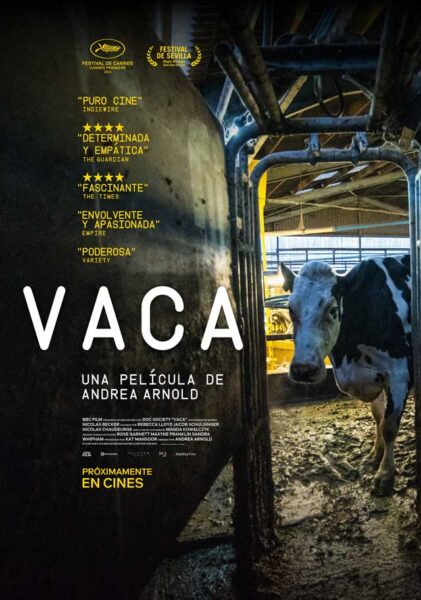 Póster de Vaca. Primer documental de estos estrenos del 8 de abril