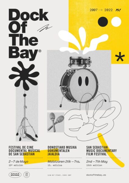 Cartel de la 15 edición del Festival Dock Of The Bay
