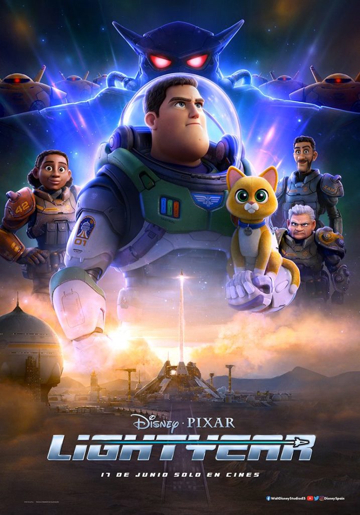 Lightyear poster.  Disney back in theaters