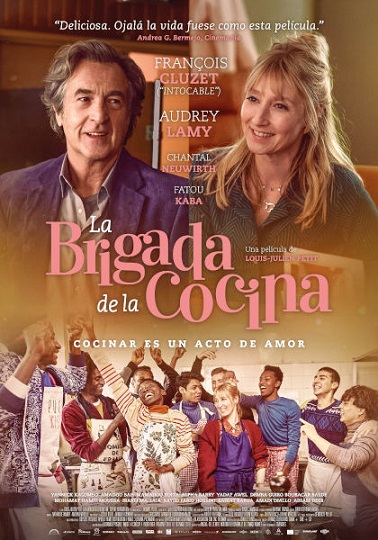 Poster for The Kitchen Brigade.  French comedy for the premieres of June 17