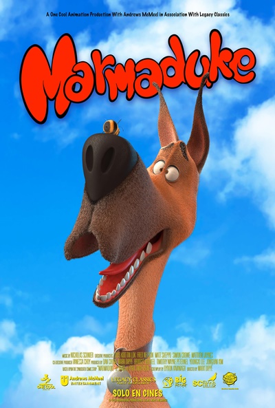 Póster de Marmaduke, la cinta animada de los estrenos del 3 de junio