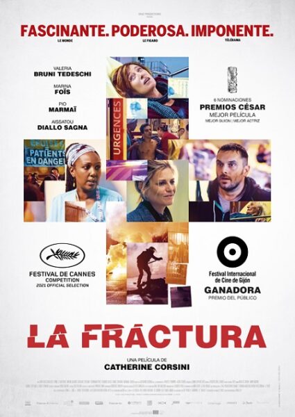 Póster de La fractura. crítica social francesa en los estrenos del 29 de julio
