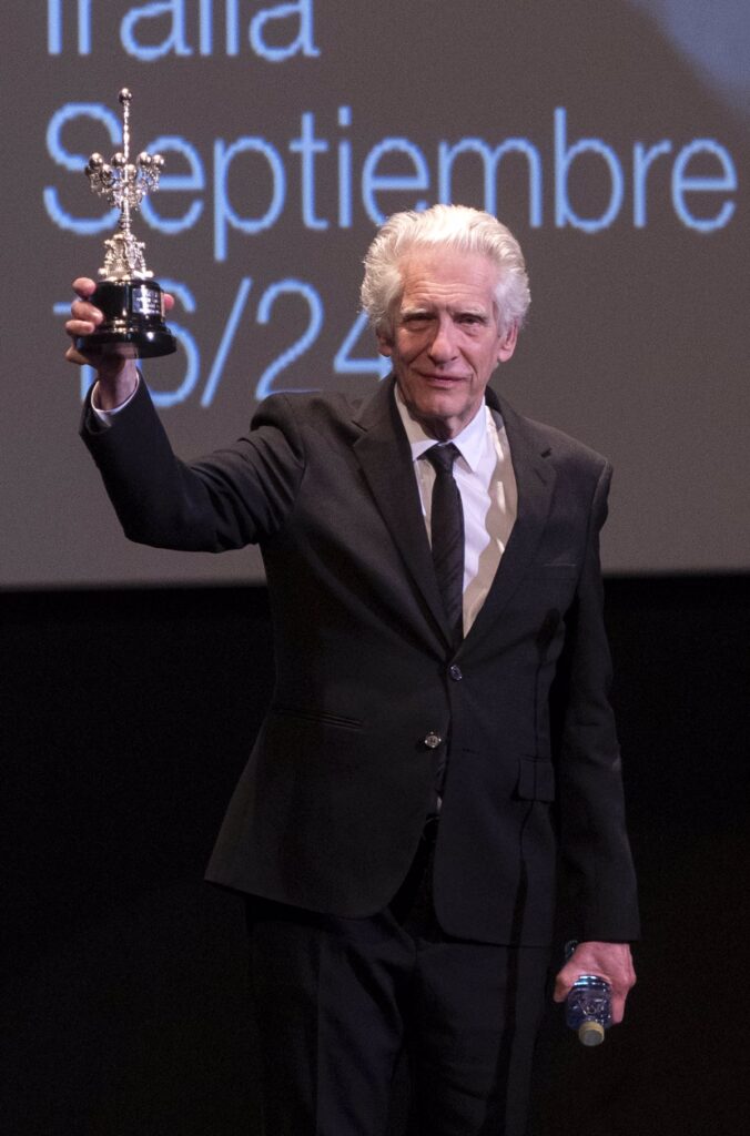 David Cronenberg recibe el premio Donostia en el Festival de San Sebastián. @Alberto Ortega - Europa Press