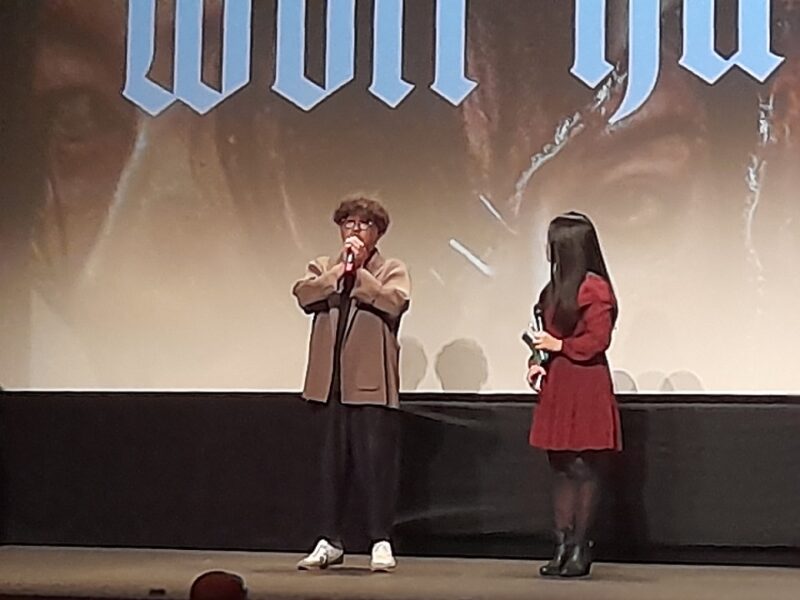 Kim Hong-Sun, director de Project Wolf Hunting, presentando su película
